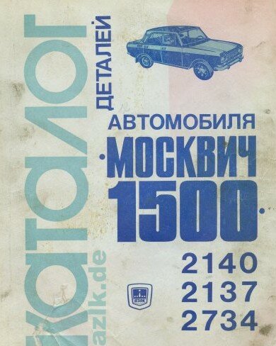 Каталог деталей автомобиля 